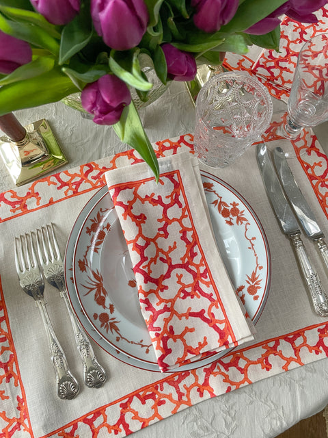 Tulum Placemats & Dinner Napkins (8 sets/16 pieces)