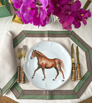 Cleo Limited Edition Linen Appliqué Placemats & Dinner Napkins (8 sets/16 pieces)