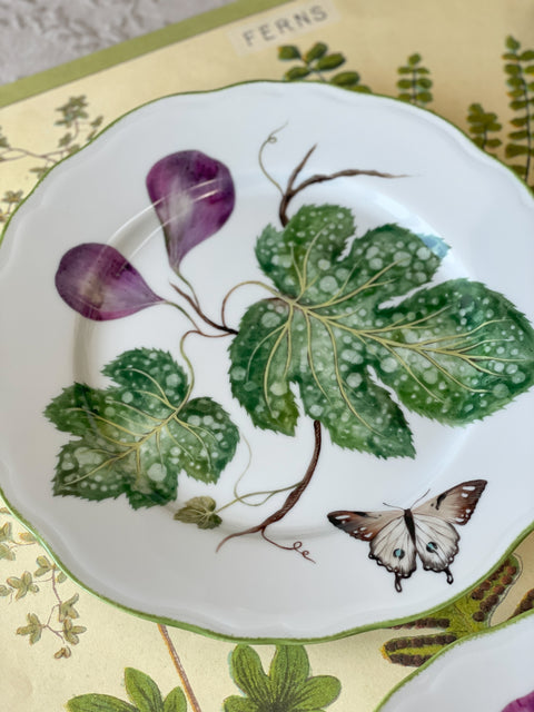 Chelsea Limited Edition Handpainted Limoges Porcelain Dinner Plates (set of 6)
