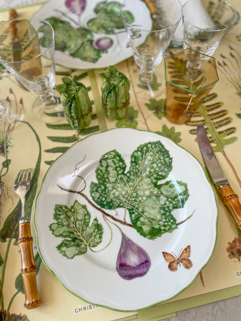 Chelsea Limited Edition Handpainted Limoges Porcelain Dinner Plates (set of 6)