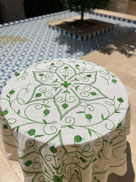 Pomegranate Suzani Tablecloth