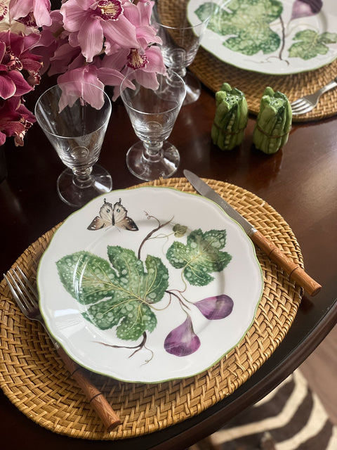 Chelsea Limited Edition Handpainted Limoges Porcelain Dinner Plates (set of 6)