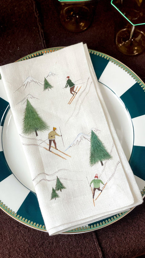 Gstaad Limited Edition Dinner Napkins (set of 6) - PRE-ORDER