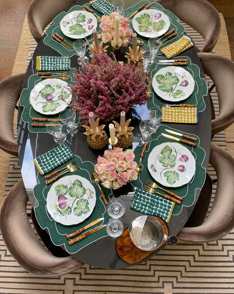 Chelsea Limited Edition Handpainted Limoges Porcelain Dinner Plates (set of 6)