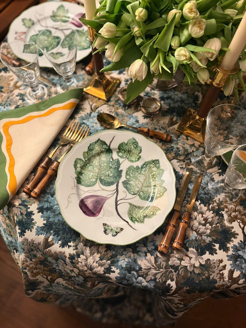 Chelsea Limited Edition Handpainted Limoges Porcelain Dinner Plates (set of 6)