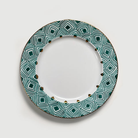 Dinner Plates Set | Geometric Pattern Plates | DLIFESTYLEUK