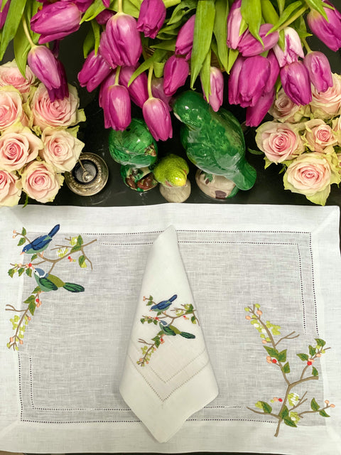 Linen Placemats and Napkins | Placemat and Napkin Set | DLIFESTYLEUK