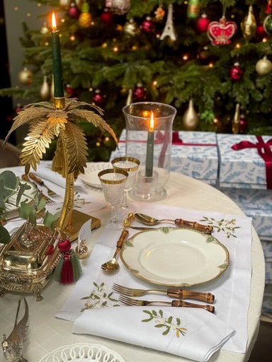 Mistletoe Placemats & Dinner Napkins (set of 8)