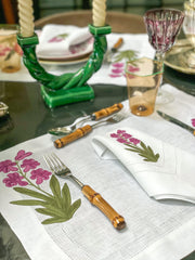 Orchids Placemats & Dinner Napkins (4 sets)